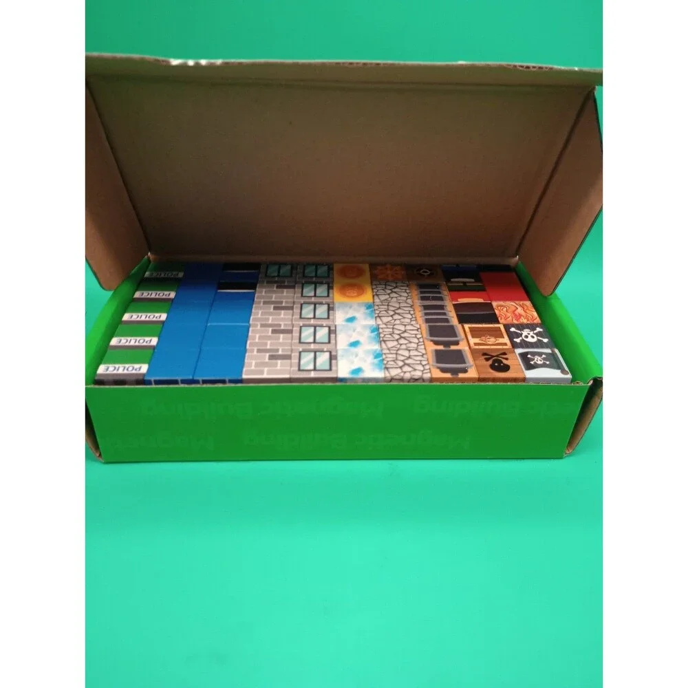 3D Magnetic Building Class Set Pirate / City Block